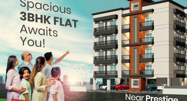 READY TO OCCUPY 3BHK FLAT FOR SALE AT MARADU