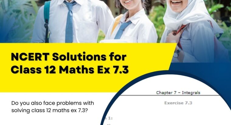 NCERT Solutions for 7.3 Class 12