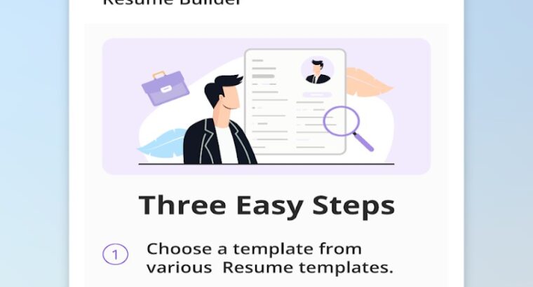 My Resume Builder CV Maker App