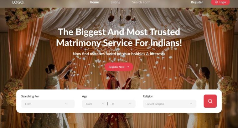 Ready-to-Use Matrimonial Script by IcommuneTech!