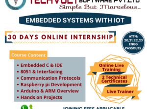 Embedded Systems online Internship Training