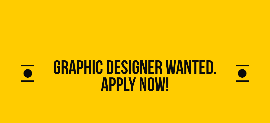 wanted still photographer and poster designer