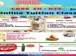 ONLINE TUITION CBSE IX – XII