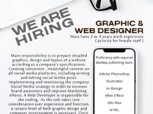 Graphic designer cum web designer